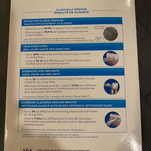 WATERPIK AQUARIUS PROFESSIONAL WATER FLOSSER for teeth BRAND NEW - Picture 4 of 4